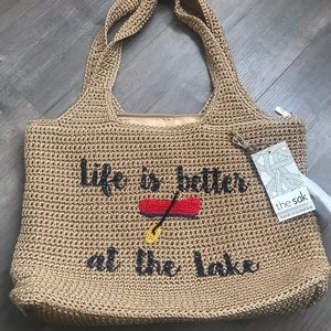 The Sak “ lake life “ hand-crocheted bag